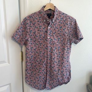 J. Crew short sleeve casual short sleeved button down dress shirt